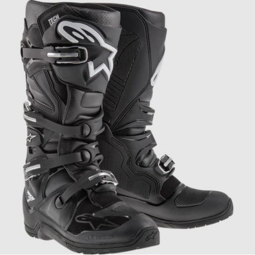 Alpinestars Tech 7 Enduro Boots - Black - 12 - SKU:AS201211401012