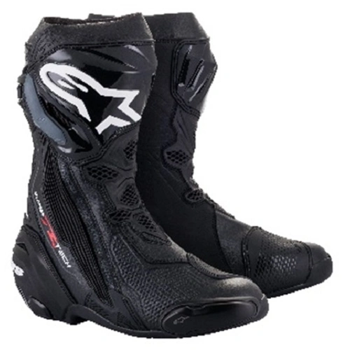 Alpinestars Supertech R V2 Black Boots - 42 - Adult  - SKU:AS2220021001042