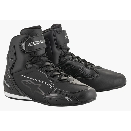 Alpinestars Faster V3 Womens Ride Shoes - Black/Silver