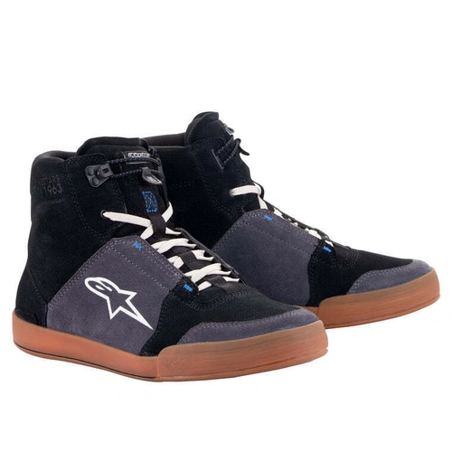 Alpinestars Chrome Shoe - Black/Grey/Blue - 7 - SKU:AS2512322117207
