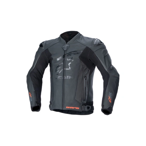 Alpinestars GP Plus R V4 Rideknit Leather - Black/Black - 58 - SKU:AS3100324110058