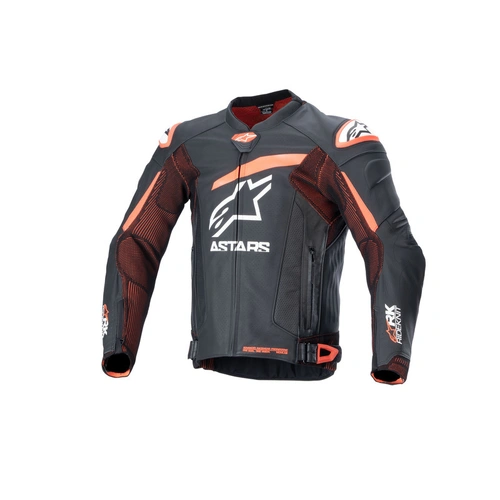 Alpinestars Gp-R V4 Rideknit Leather Jacket - Black/Red/White - 52 - SKU:AS3100324132152