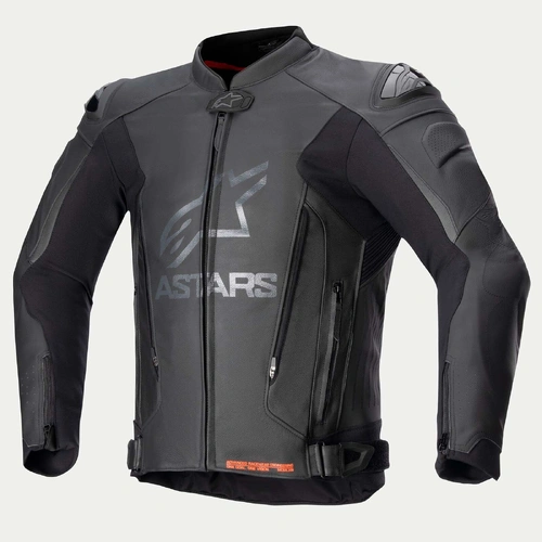 Alpinestars Gp Plus R V4 Airflow Leather Jacket - Black/Black - 48 - SKU:AS3100624110048