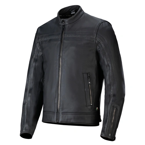 Alpinestars Dyno Leather Jacket - Black/Black - 56 - SKU:AS3103924110056