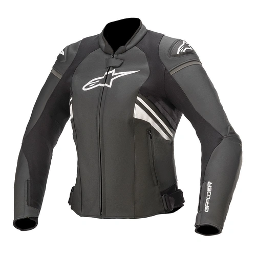Alpinestars Stella GP Plus R V3 Airflow Womens Jacket - Black/White - 42 - SKU:AS3110620001242