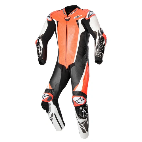 Alpinestars Racing Absolute V2 1 Pce Suit - Fluro Red/White/Black