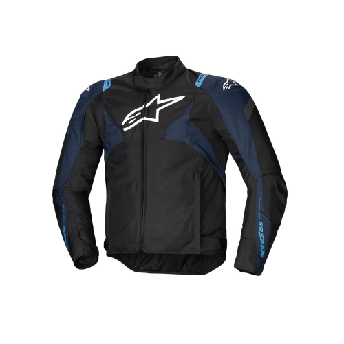 Alpinestars T-Jaws V4 Waterproof Jacket - Black/Dark Blue/Blithe Blue - S - SKU:AS3200125138656