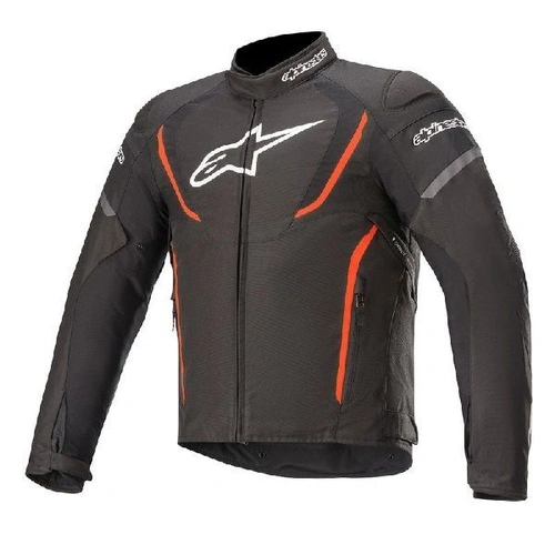 Alpinestars T-Jaws V3 Waterproof Textile Jacket - Black/Red - S - SKU:AS3201020103056