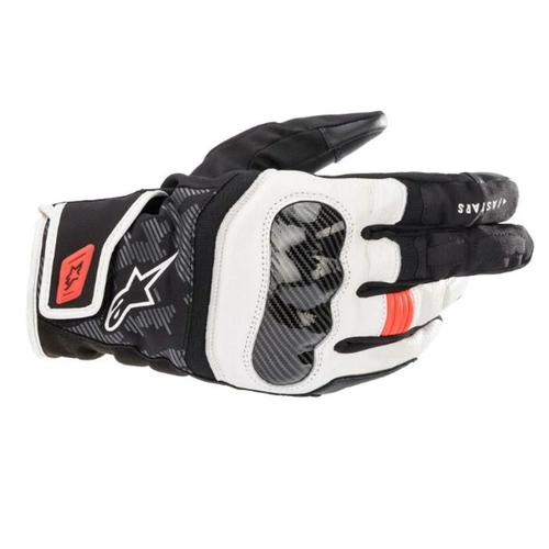 Alpinestars SMX Z Drystar Gloves - Black/White/Red - M - SKU:AS3527421123158