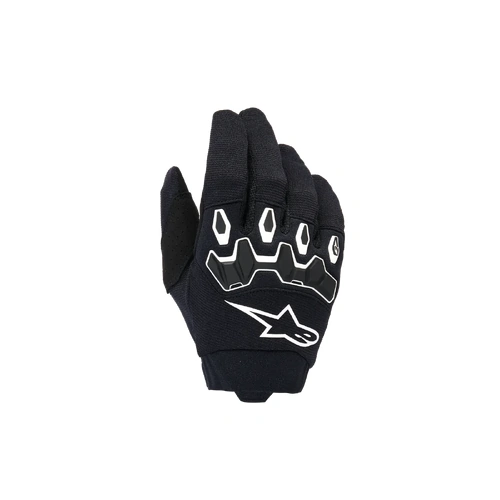 Alpinestars 2027 Full Bore V2 Youth Gloves - Black White - Yth 3XS - SKU:AS3540226001250