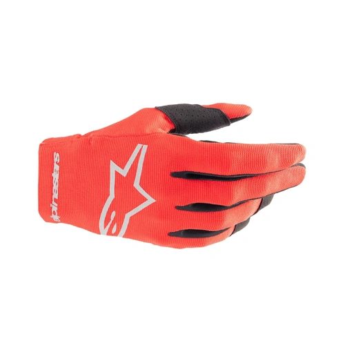Alpinestars 2027 Radar Youth Gloves - Mars Red Silver - Yth 3XS - SKU:AS3541824038550