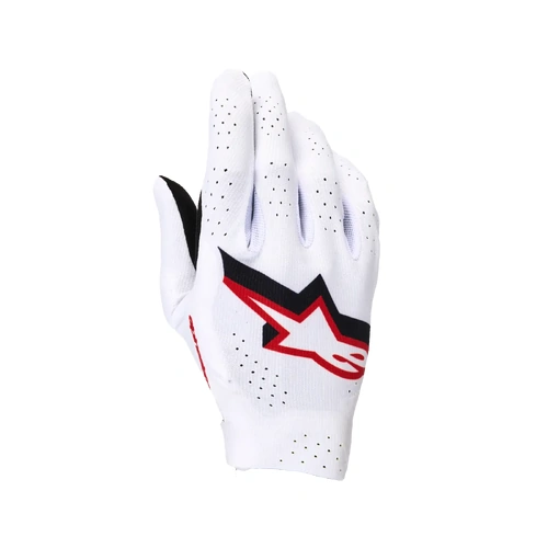 Alpinestars 2026 Supertech MX Gloves - White/Black/Fire Red - L - SKU:AS3560526206360
