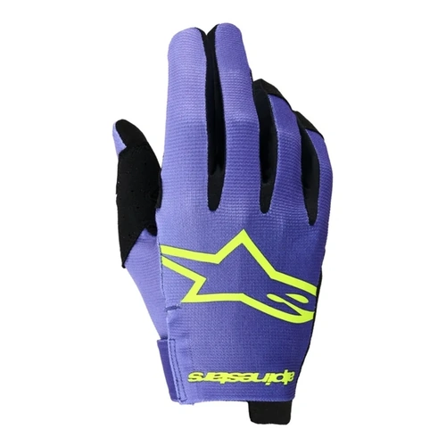 Alpinestars 2027 Radar Gloves - Purple Fluro Yellow