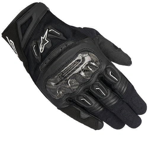 Alpinestars SMX-2 Air Carbon V2 Leather Glove - Black - M - SKU:AS356771701058