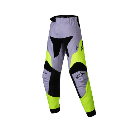 Alpinestars 2025 Kids Racer Veil Pants  - Grey/Fluro Yellow - 18 - SKU:AS3710125915718