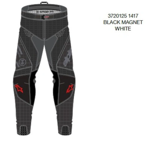Alpinestars 2027 Pro Dura Pants - Black Magnet White - 28 - SKU:AS3720125141728