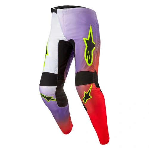 Alpinestars 2024 Fluid Lucent Pants - White/Neon Red/Fluro Yellow - 38 - SKU:AS3723724202938