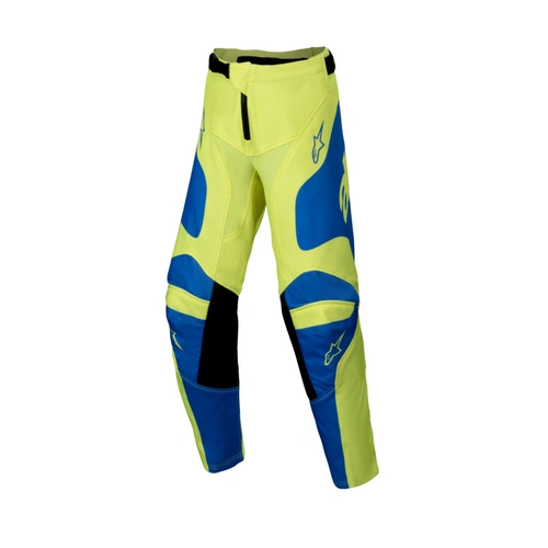 Alpinestars 2025 Youth Racer Veil Pants  - Fluro Yellow/Blue - 22 - SKU:AS3740425055722