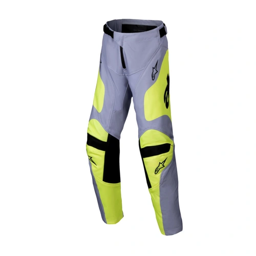 Alpinestars 2025 Youth Racer Veil MX Pants - Grey/Fluro Yellow