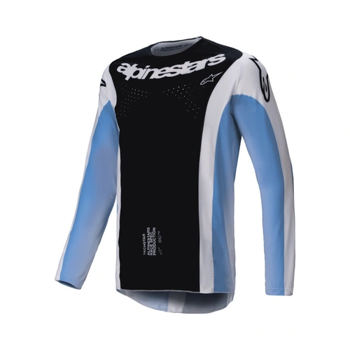 Alpinestars 2025 Techstar Melt Jersey  - Black/Blue - M - SKU:AS3760325001758