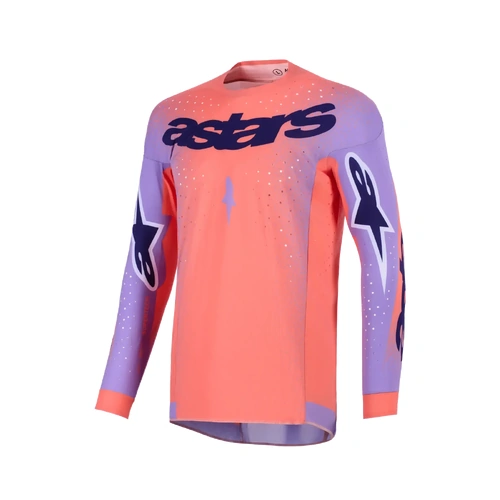 Alpinestars 2026 Supertech Scenz MX Jersey - Hot Coral/Purple