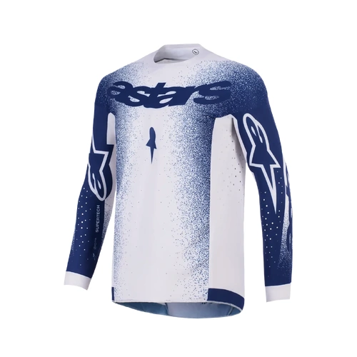 Alpinestars 2026 Supertech Scenz MX Jersey - Light Grey/Dark Blue - L - SKU:AS3760726917760