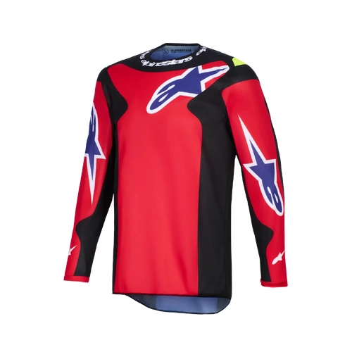 Alpinestars 2026 Fluid Grid MX Jersey - Red/Black/Purple