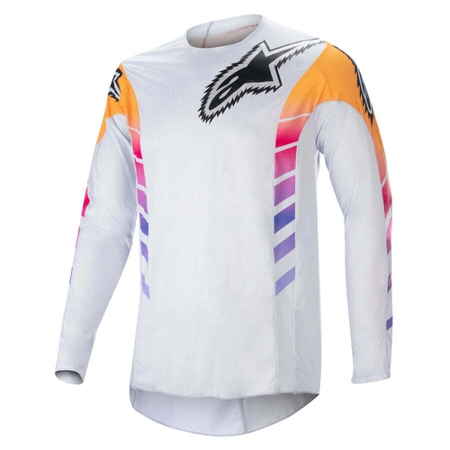 Alpinestars Techstar LE Daytona Jersey - Haze Grey/Orange Fluo/Rhodamine