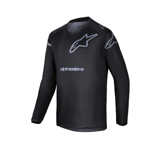 Alpinestars 2025 Youth Racer Graphite Jersey - Black/Grey - L - SKU:AS3770325010660