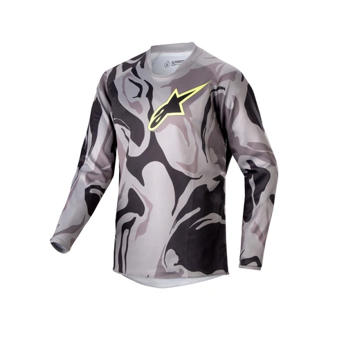 Alpinestars 2024 Youth Racer Tactical Jersey - Cast Grey/Camo/Magnet - YXL - SKU:AS3771224911562