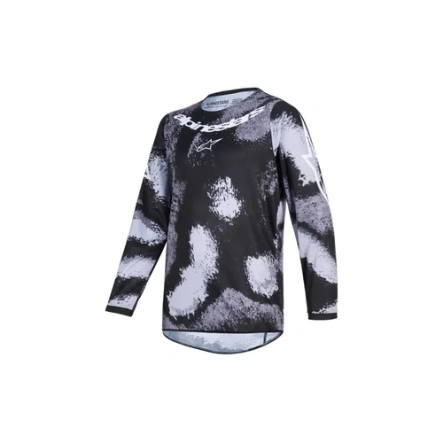 Alpinestars 2026 Youth Fluid Lahnd MX Jersey - Iron/Camo - S