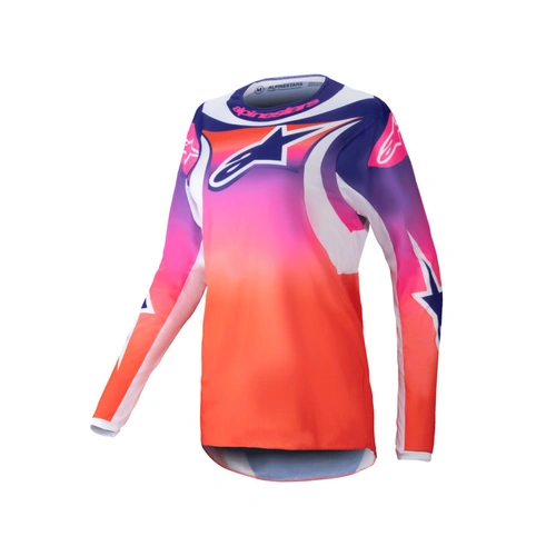 Alpinestars 2025 Fluid Wurx Womens MX Jersey - Multi-Colour/White - XL - SKU:AS3780125922962