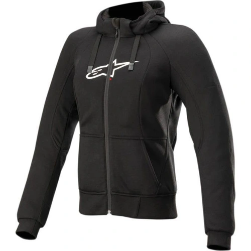 Alpinestars Stella Chrome Womens Sport Hoodie - Black - L - SKU:AS4210920001060