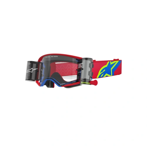 Alpinestars Supertech Corp Goggle - Clear Lens Roll Off - Red/Blue