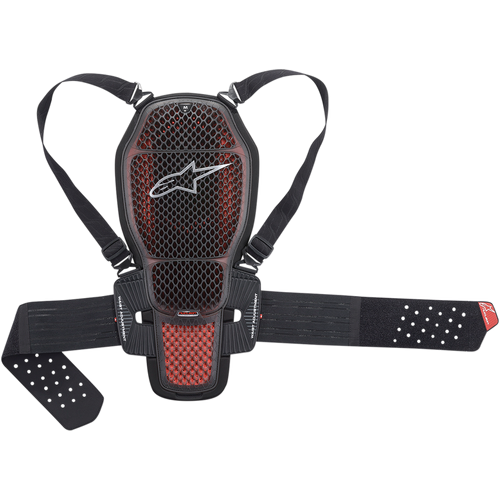 Alpinestars Nucleon Kr1 Cell Back Protector W/Straps - Red/Black - XS - SKU:AS650452000954
