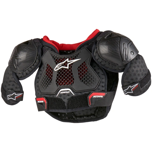 Alpinestars Bionic Action Kickstart Chest Protector - Black/Red - 4/6 - SKU:AS6740624001382