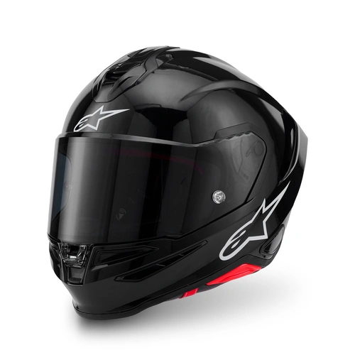 Alpinestars S-R7 Solid Helmet ECE06 - Black Glossy