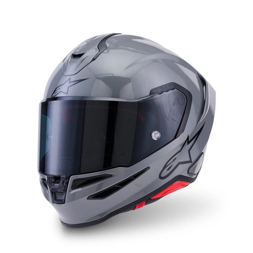 Alpinestars S-R7 Solid Helmet ECE06 - Grey Gloss