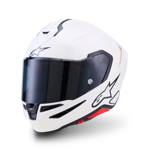 Alpinestars S-R7 Solid Helmet ECE06 - White Glossy