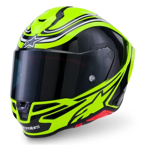 Alpinestars S-R7 Zeal Helmet ECE06 - Fluro Yellow/Black/White