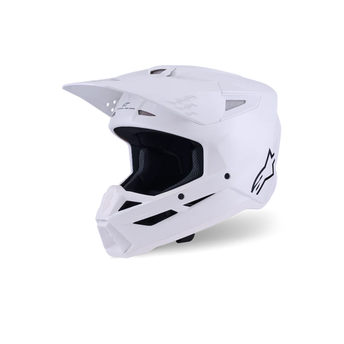 Alpinestars SM3 Solid Helmet - ECE 22.06 - Glossy White - 2XL - SKU:AS8300426218064