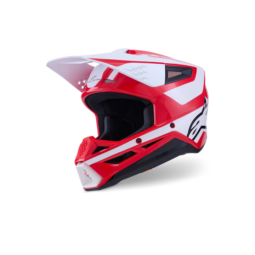 Alpinestars SM3 Heat Helmet - ECE 22.06 - Red/White/Black Glossy - 2XL - SKU:AS8300926312664