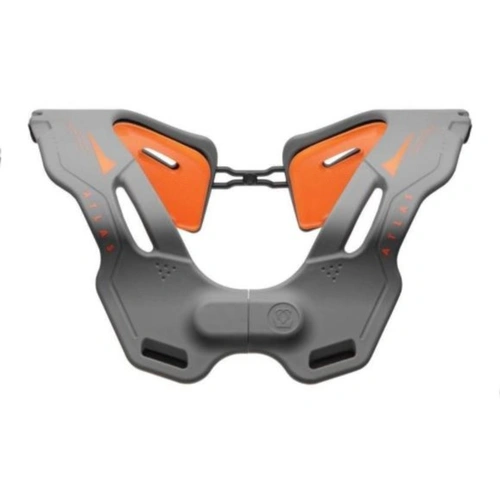 Atlas Vision Collar - Grey/Orange - S/M - SKU:ATVC1-07-010