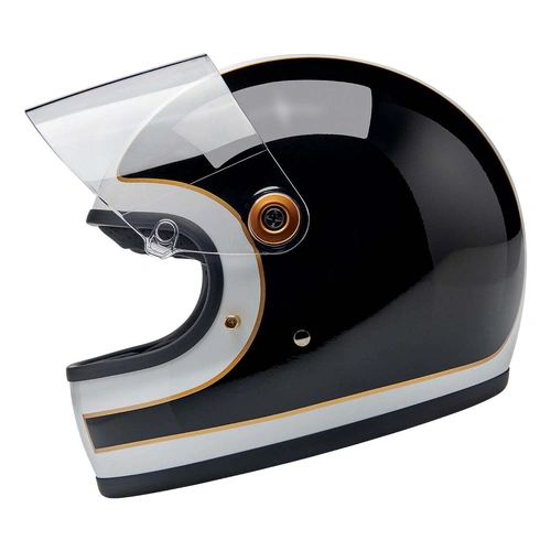 Gringo S ECE 22.06 Helmet - Gloss White/Black Tracker - S - SKU:BW100350566156