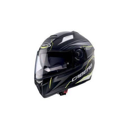 Caberg Ego Quartz Matt Black Anthracite Fluro Yellow Helmet