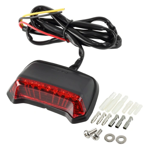 DRC Edge 2 Alloy Tail Light & Plate Holder (Red Lens) for WR250R/X