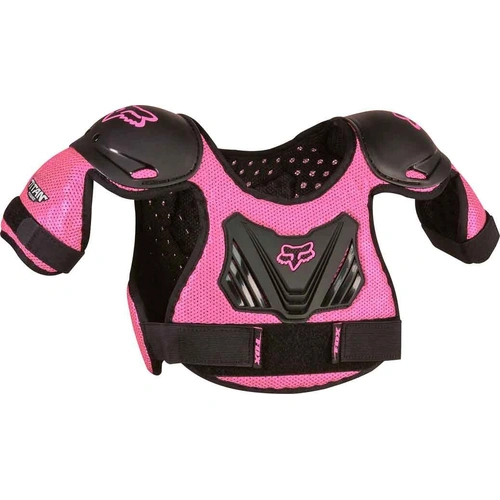 Fox Peewee Titan Roost Deflector - Black/Pink - M/L - SKU:FO06053285ML