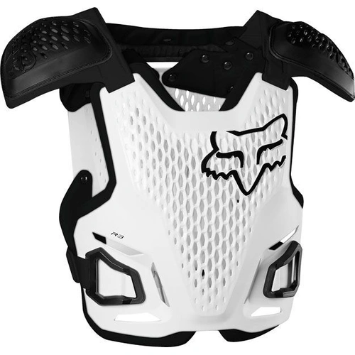 Fox R3 Chest Guard - White - L/XL - SKU:FO24017008LXL