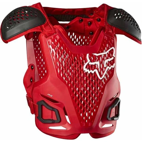 Fox R3 Chest Guard - Flame Red - L/XL - SKU:FO24017122LXL