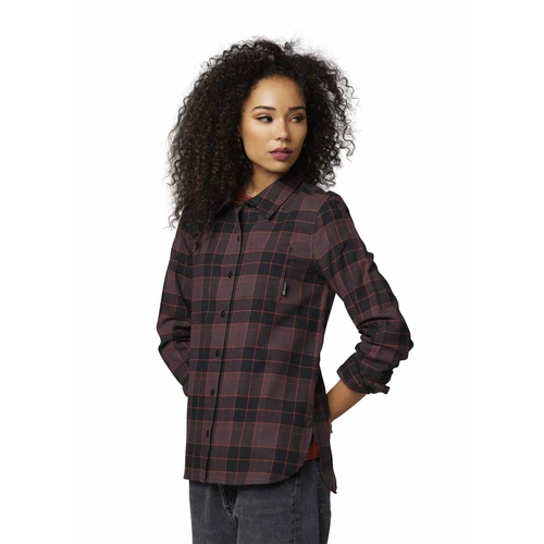 Fox Pines Womens Flannel - Purple - XS - SKU:FO25703053XS